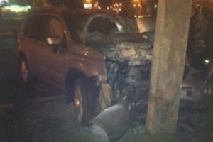 В чувашских ДТП возникли столб и кювет 