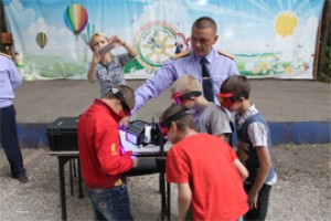 СКР провел в лагере безопасное поведение