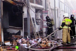 Сварка спровоцировала пожар на Ярмарке Чебоксар