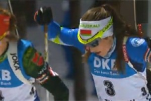 Вместе с Домрачевой победила Кайса