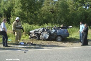 В ДТП четырех авто погиб алатырский водитель