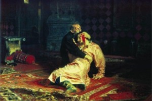 Водка и суровой картины Репина не щадит