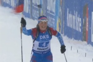 Вьюга в Оберхофе вывела Юрлову на финиш с флагом 