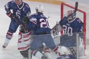 Фарт снизошел на американцев под снегопадом 