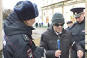 Шоферы Чувашии не знают о правах белой трости