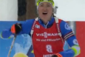 Промахи соперниц  вывели Домрачеву в победители  