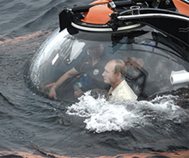 Putin probuzhdal interes k istorii pogruzheniem v Chernoe more1
