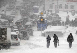 Sneg zamel i CHeboksary i dorogi