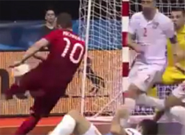 Igra sbornoj rossii na chempionate evropy po mini futbolu4