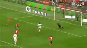 Otvetnij gol olanare zska lokomotivu 16 april 2016 1