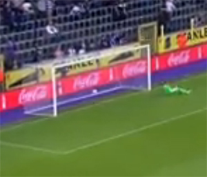 Mjach v setke vorot anderlehta