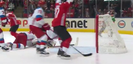 Sbornie Rossii i Kanadi 2016 Kubok mira proirisch tri pjat4