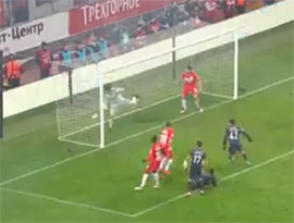 Futbol championat rossii spartachi sochlis s zeskovzami tri odin gol strandberga