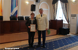 Prokuror Chuvaschii Sergej Legostaev rozdal nagradi po sluchaju 295 godovschiny obrazovanija prokuraturi Rossii5