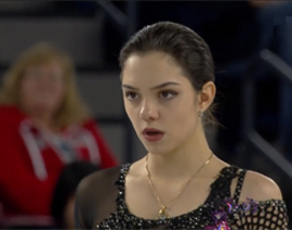 Figuristka Evgeniya Medvedeva