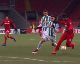 Spartak vognal sebya vniz