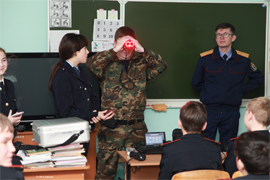 SU SKR po CHuvashii prodemonstrirovalo kadetam vysokotekhnologichnuyu tekhniku5