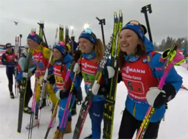 Marte Ryojseland vyrvala pobedu dlya Norvegii v zhenskoj ehstafete12