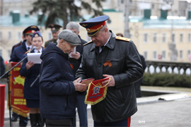 Organizovannuyu SK RF patrioticheskuyu ehstafetu Dorogu Pamyati prinyal Stavropol11