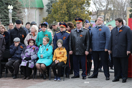 Organizovannuyu SK RF patrioticheskuyu ehstafetu Dorogu Pamyati prinyal Stavropol12