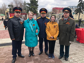 Organizovannuyu SK RF patrioticheskuyu ehstafetu Dorogu Pamyati prinyal Stavropol15