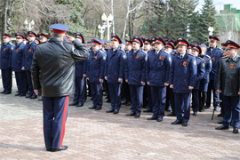 Organizovannuyu SK RF patrioticheskuyu ehstafetu Dorogu Pamyati prinyal Stavropol25