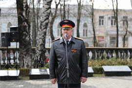 Organizovannuyu SK RF patrioticheskuyu ehstafetu Dorogu Pamyati prinyal Stavropol3