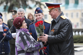 Organizovannuyu SK RF patrioticheskuyu ehstafetu Dorogu Pamyati prinyal Stavropol35