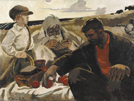 Obed rabochego po hudozhniku