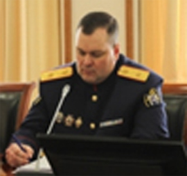 Rukovoditel SU SKR po Chuvashii Aleksandr Poltinin sdelal doklad na provedennom Aleksandrom Bastrykinym selektornom soveshchanii