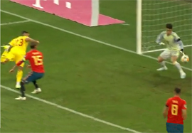 Ispaniya edva ne upustila pobedu