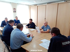 Zasedanie soveta po profilaktike s prokurorom Batyrevskogo rajona