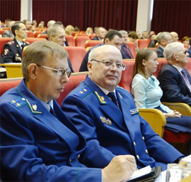 Prokuror Chuvashii Vasilij Poslovskij na slushaniyah po byudzhetu