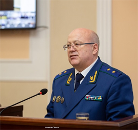 Vystuplenie prokurora Chuvashii Vasiliya Poslovskogo