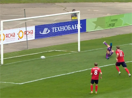 Torpedovskij BelAZ porazil vorota 5 raz3