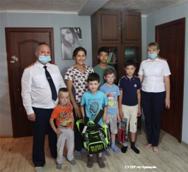 SU SKR po Chuvashii pomoglo s podgotovkoj k shkole mnogodetnym Vazyukovym1