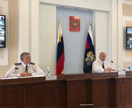 Na kollegii prokuratury Chuvashii pod predsedatelstvom Andreya Fomina