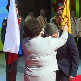 Oleg Nikolaev na inauguracii