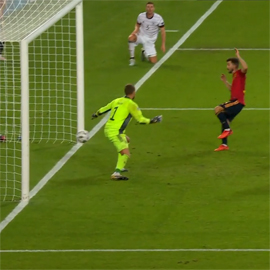 Sbornaya Ispanii sravnyala schet v igre Ligi nacij so sbornoj Germanii na poslednih sekundah