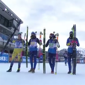 V estafetnom Hohfilcene pobedu oderzhali norvezhki i Elvira5