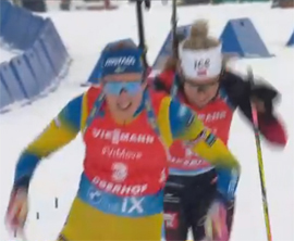 Anna Eberg zavoevala bronzu v mass starte v Oberhofe