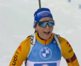 Franciska Projs privezla serebro sbornoj Germanii v zhenskoj estafete v Antholce