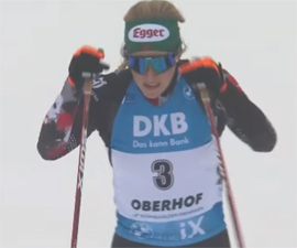 Tereza Hauzer zavoevala bronzu v gonke presledovaniya v Oberhofe