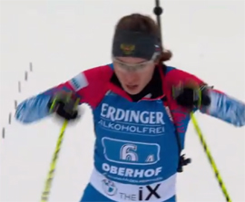 Ulyana Kajsheva finishirovala chetvertoj v estafete v Oberhofe