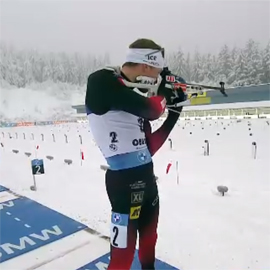 Bratev Byo v gonke presledovaniya v Oberhofe podveli promahi