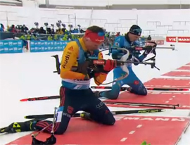 Germanskie biatlonisty ostalis bez prizov v muzhskoj estafete1