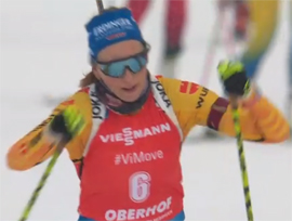 Nemka Franciska Projs zavoevala serebro v mass starte v Oberhofe