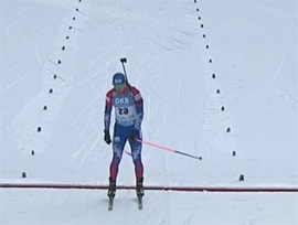 Loginov devyatij v mass starte v Poklyuke