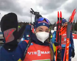 Doroteya Virer s partnerami zavoevala serebro v smeshannoj estafete v CHekhii