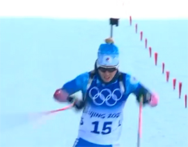 Rezcova zavershila mass start na Olimpiade pyatoj